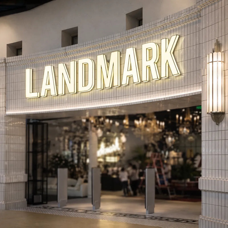 全面発光サイン_LANDMARK