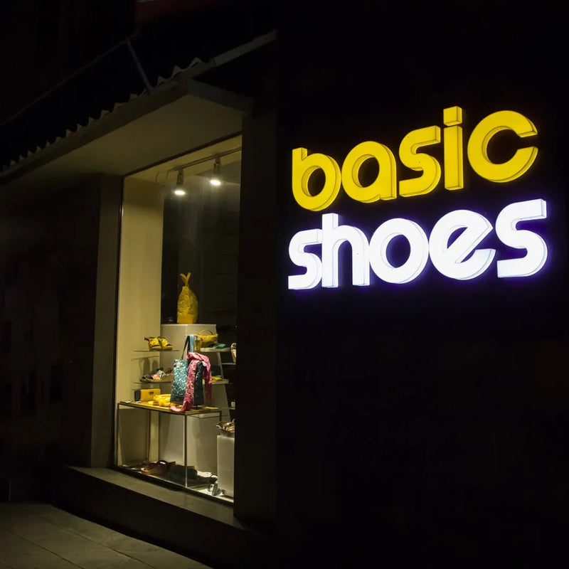 全面発光サイン_basicshoes