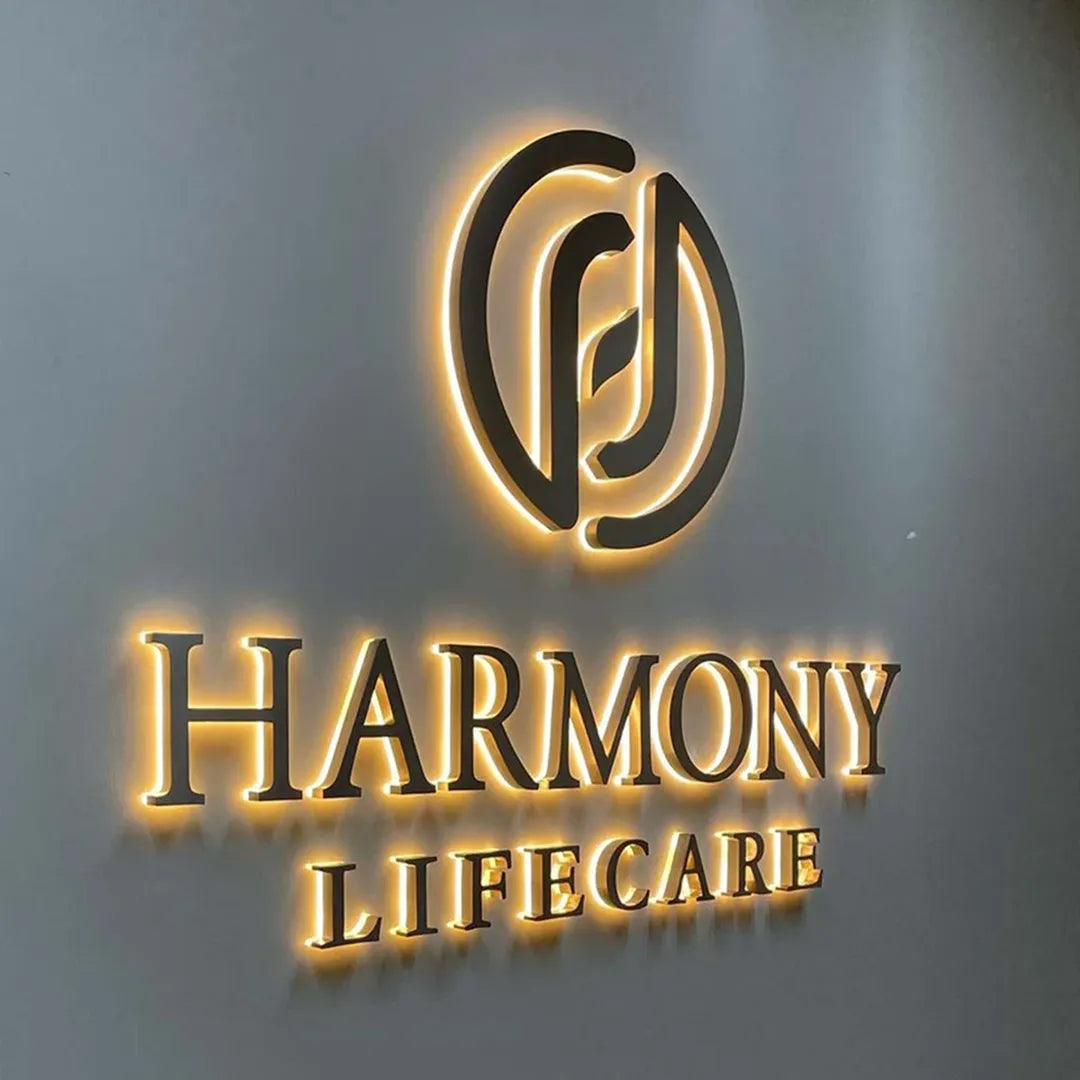 背面発光LEDサイン_HARMONY