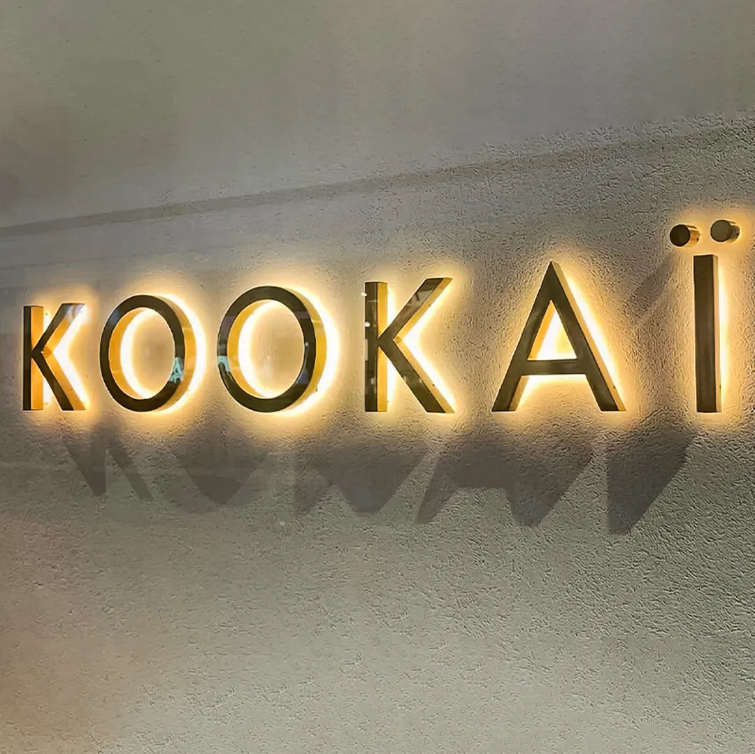 背面発光LEDサイン_KOOKAI