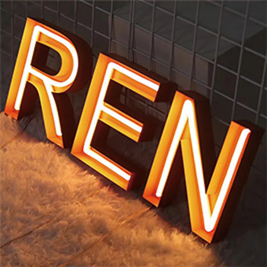 箱文字LEDサイン_REN