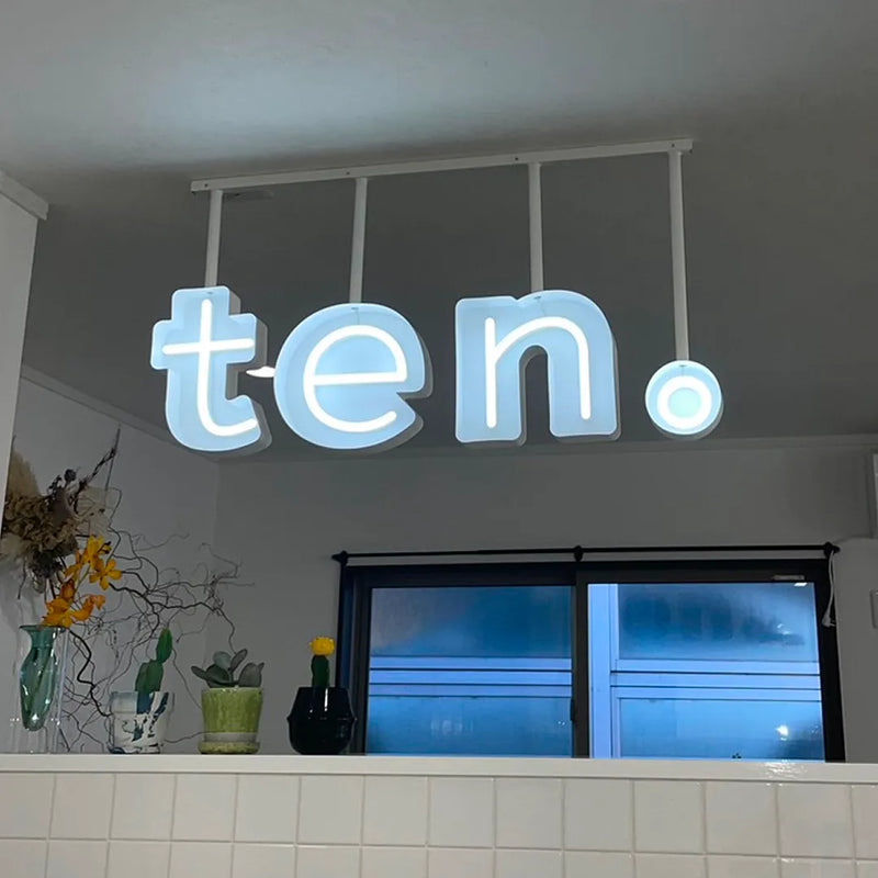 箱文字LEDサイン_ten