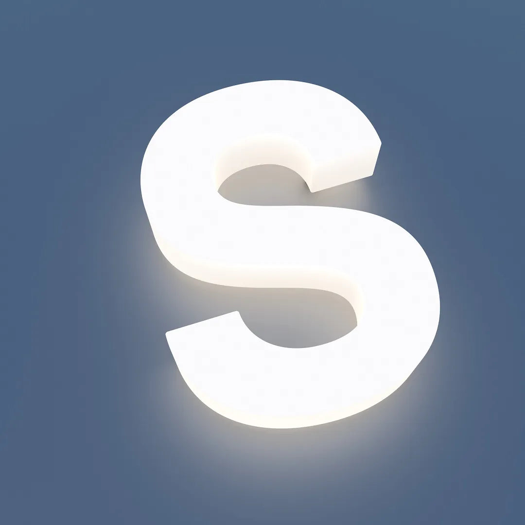 Full-face illuminated LED sign