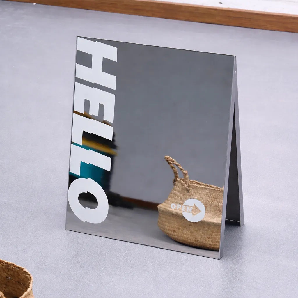 Mirror Sign_No Handle x No Feet