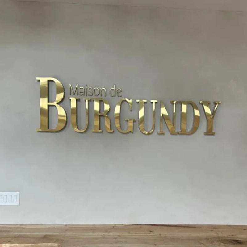 非発光サイン_BURGUNDY