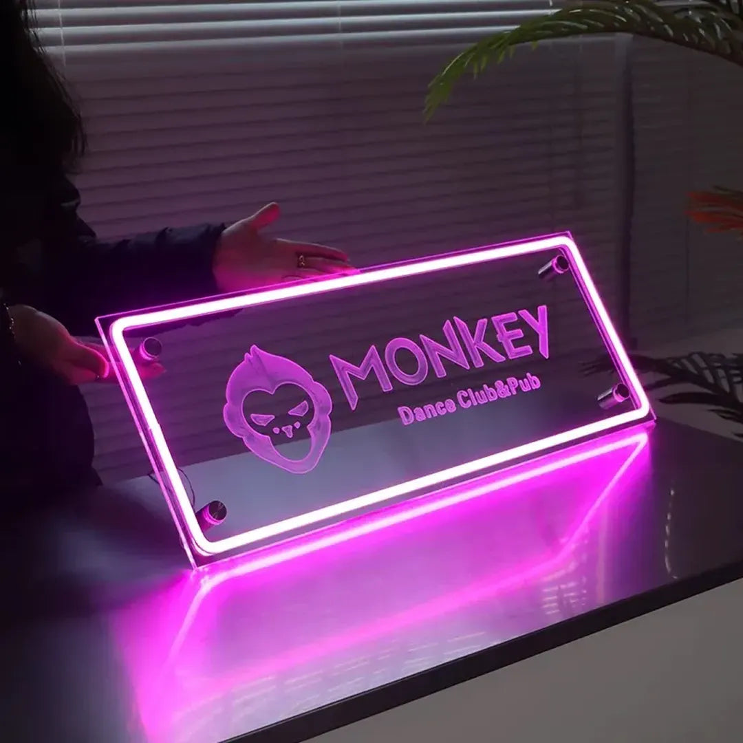 彫刻ネオン_monkey