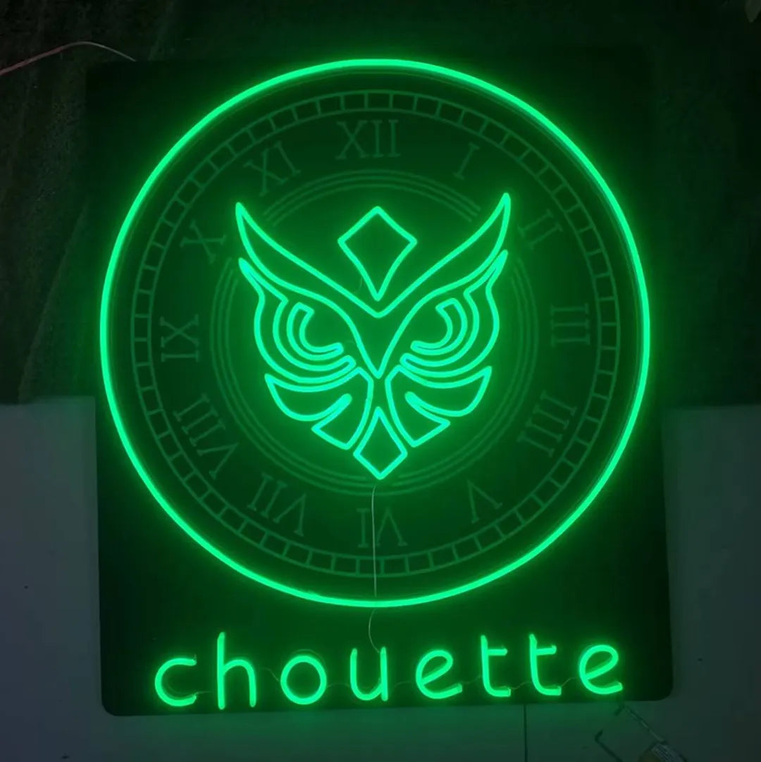 UV加工ネオン_chouette