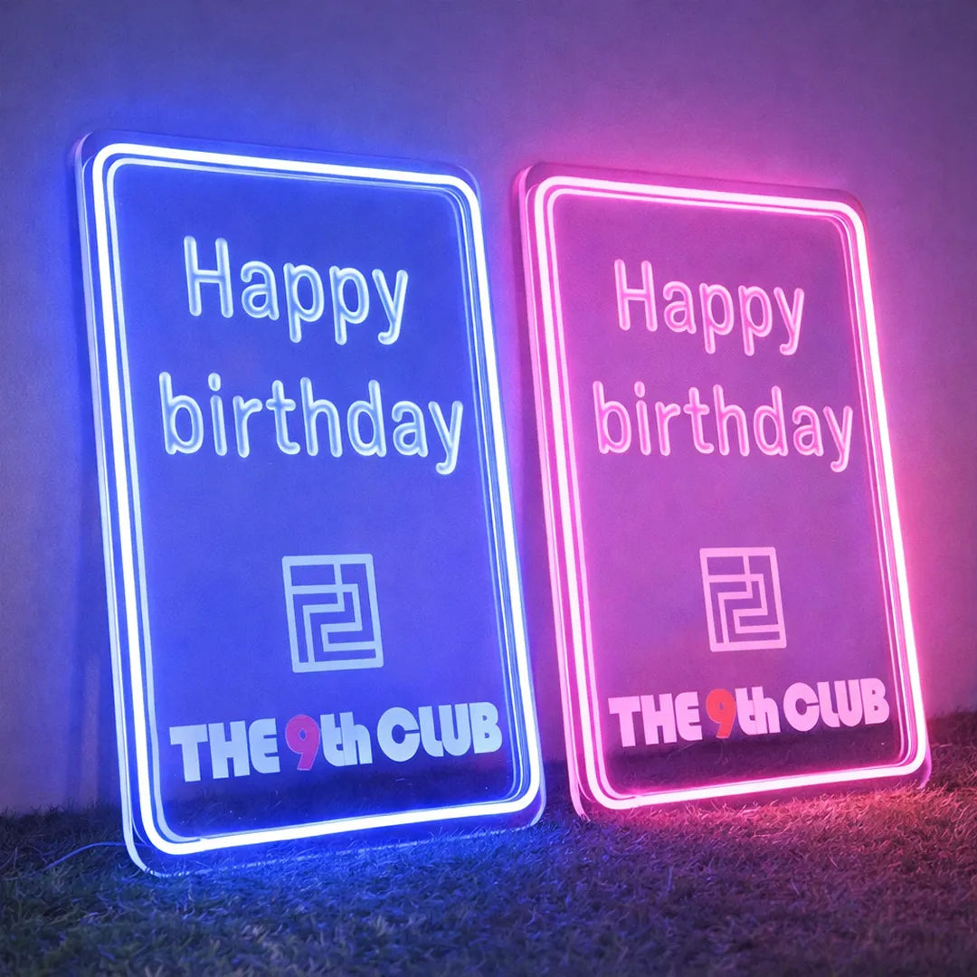 UV加工ネオン_happy birthday